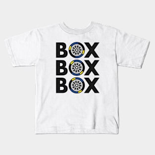 Box Box Box WEC Tyre Compound Design Kids T-Shirt